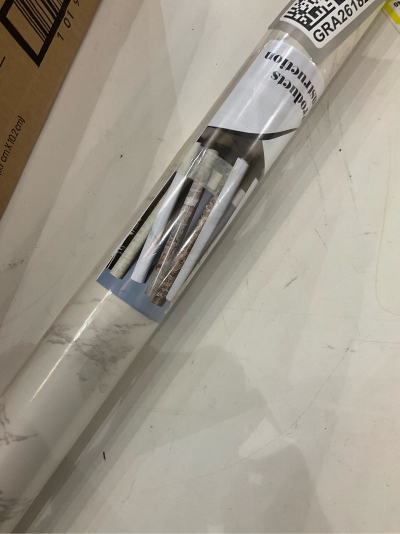 LACHEERY 160 x 24 inch White Marble Contact Paper for Countertops Waterproof Extra Thick Vinyl Conta