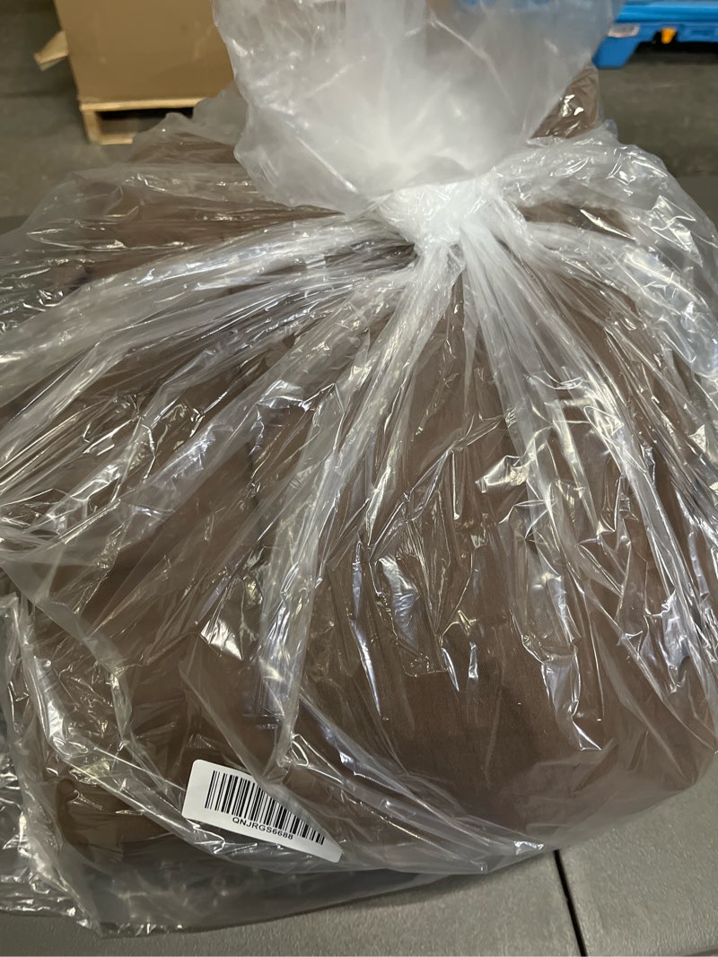Condition photo showing Good Condition for organic airy gauze box quilt, full/queen, chocolate