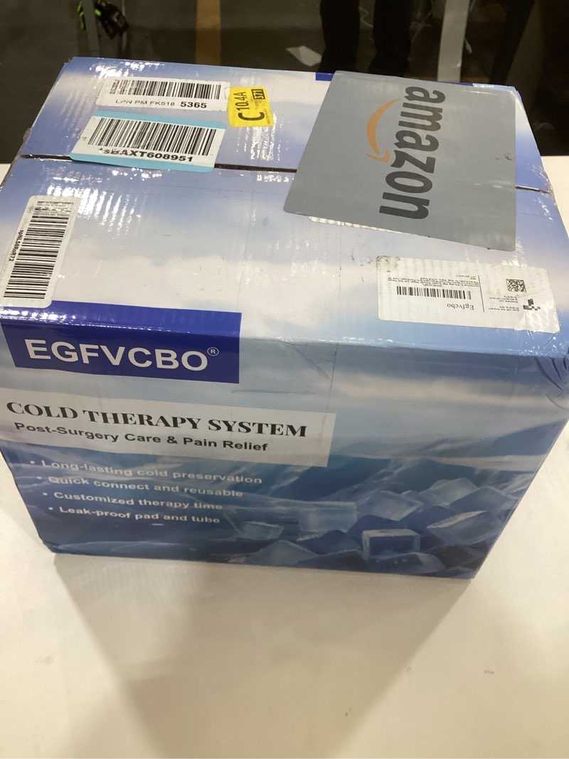 Condition photo showing Good Condition for Ice Machine for Shoulder After Surgery, Shoulder Rotator Cuff Cold Therapy Machine Compression Pad Cryotherapy Machine for Post-Surgery Care, Ice Therapy System for Knee, Elbow, Joint (6-Quart)