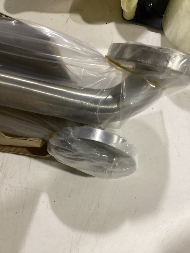 Condition photo showing Good Condition for 18 inch shower grab bar 2 pack, 18" l x 1.25" d brushed nickel all-welded stainless steel, ada safety shower handle for bathroom,stairway,anti-slip grab bars for elderly,handicap,pregnant 18 inch (pack of 2) brushed nickel