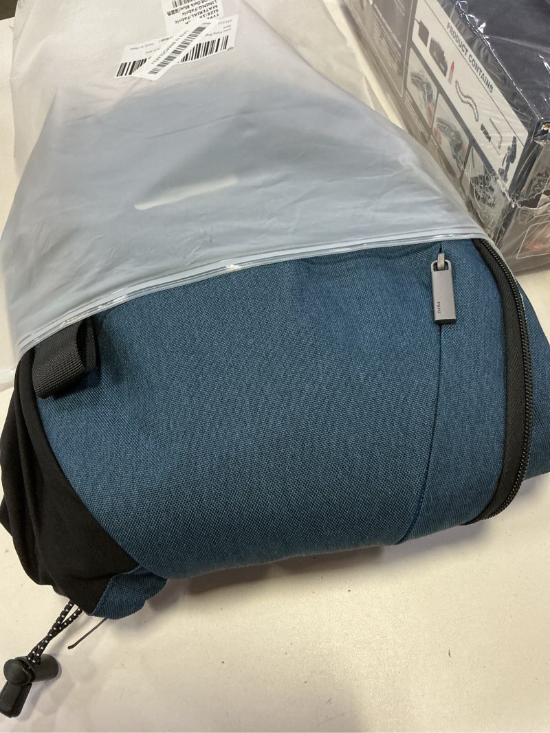 Condition photo showing Good Condition for mixi sling bag men backpack unisex one shoulder bag hiking travel backpack crossbody with usb port for men women versatile casual daypack-19 inch,dark blue dark blue-19"