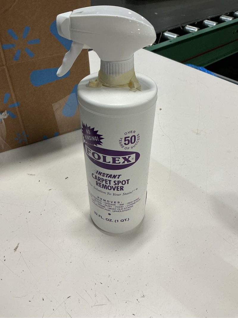 Condition photo showing As Is for folex instant carpet spot remover carpet cleaner - 32 oz - removes pet accidents, grease, red wine and more
