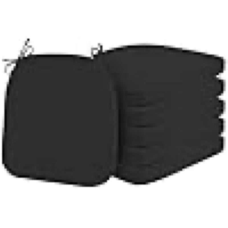 6 Pack Chair Seat Cushion Dining Kitchen Chairs Pad with Ties