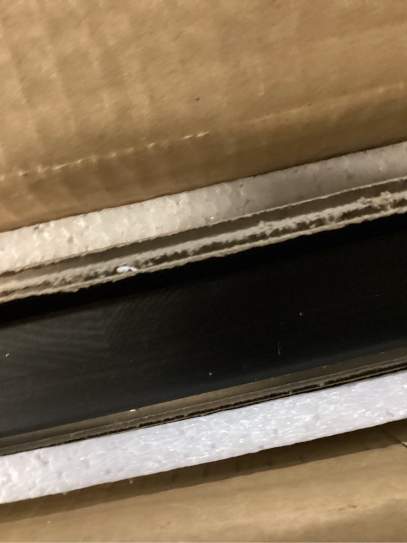 Condition photo showing As Is for gas stove top cover: wooden 30 * 22 inches electric stovetop covers, noodle board with handles, wood rv cutting board for kitchen counter pine-black