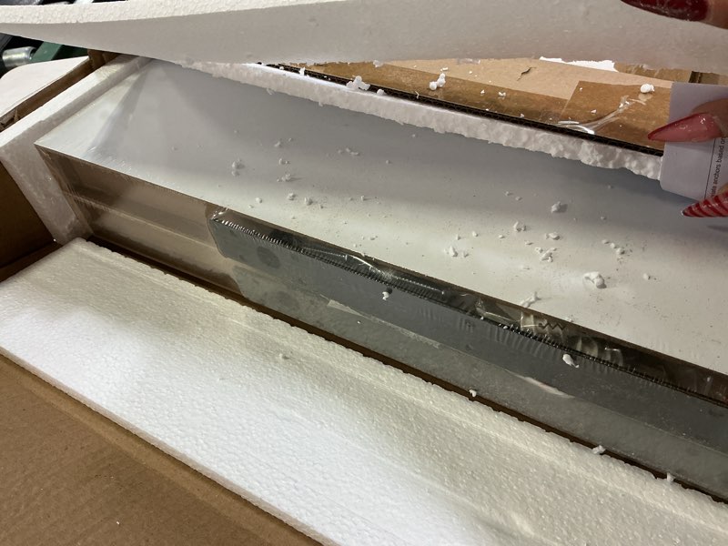 Condition photo showing Good Condition for BAMEOS Floating Shelf,Wall Shelf,Decor Wall Mounted Shelves,Hanging Shelf Set L24xW6 for Bathroom Kitchen Living,Kitchen,Room Bedroom Storage,White 24x6 White