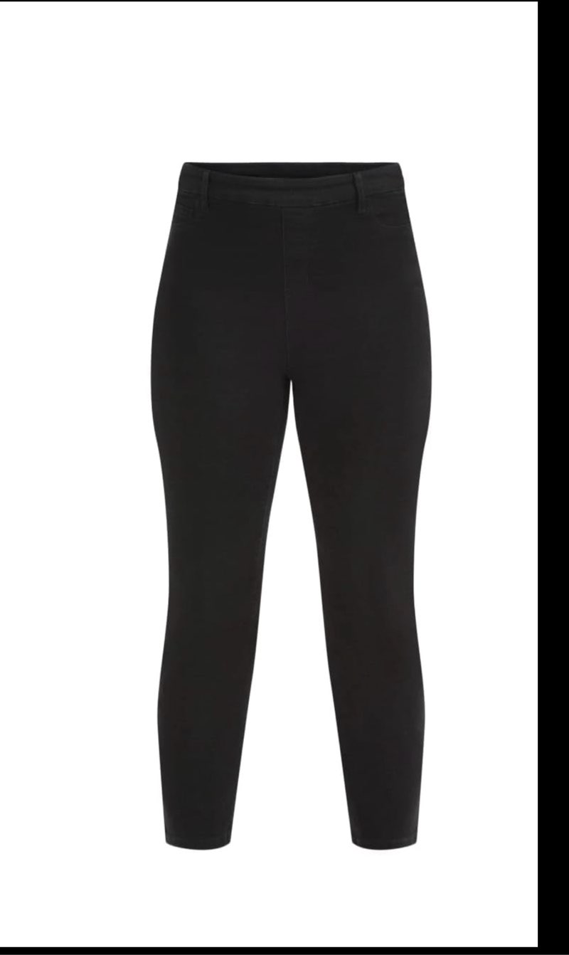 time and tru women’s high rise straight leg denim jegging ( s 4-6) 