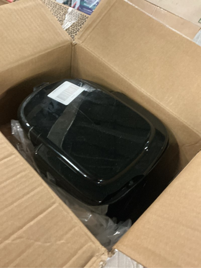 Condition photo showing As Is for black+decker 12-cup thermal coffeemaker, black/silver, cm2035b