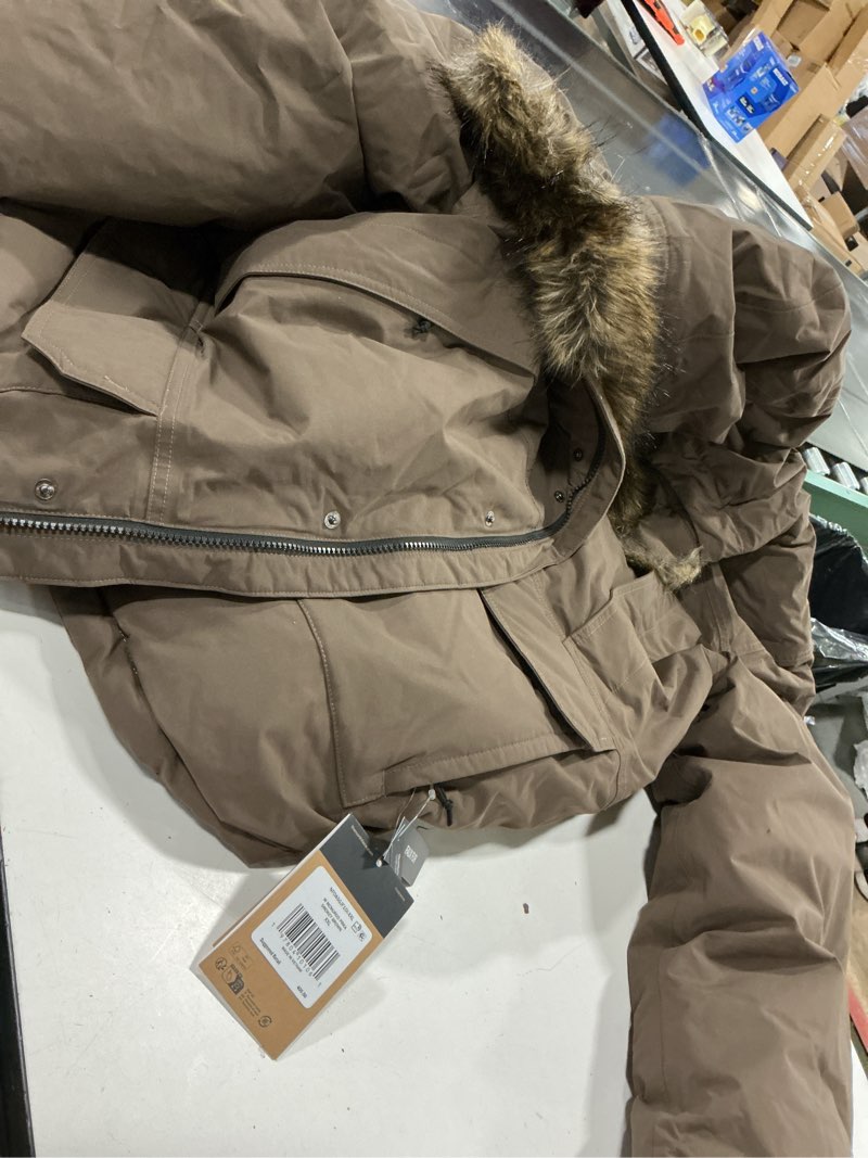 Condition photo showing New/Like New for THE NORTH FACE Men's McMurdo Parka Waterproof Winter Jacket, 600 Fill Waterfowl Down Insulation, Adjustable 3 Piece Hood XX-Large Smokey Brown
