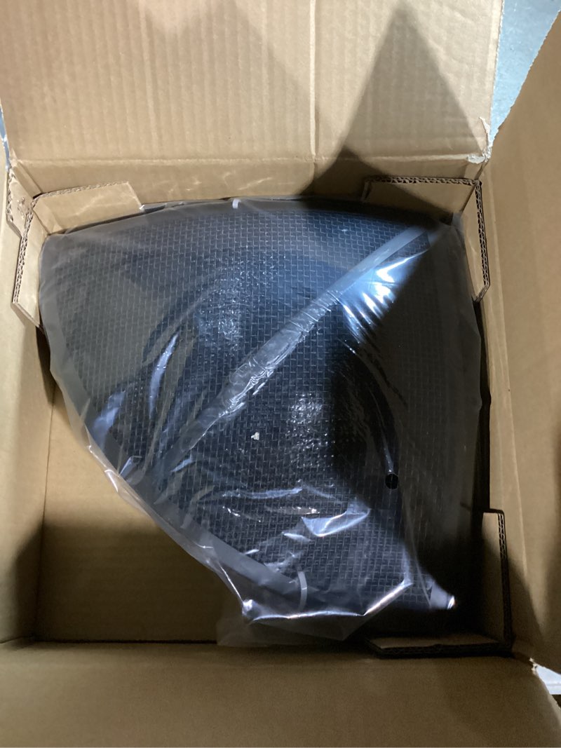 Condition photo showing Good Condition for Fire Pit Spark Screen, Fire Pit Screen 22 Inch Round with Handle & Poker, Collapsible Heavy Duty Mesh Fire Pit Cover Fire Pit Lid for Outdoor/Patio/Backyard/RV Camping/Beach Black Upgraded-22 Inch