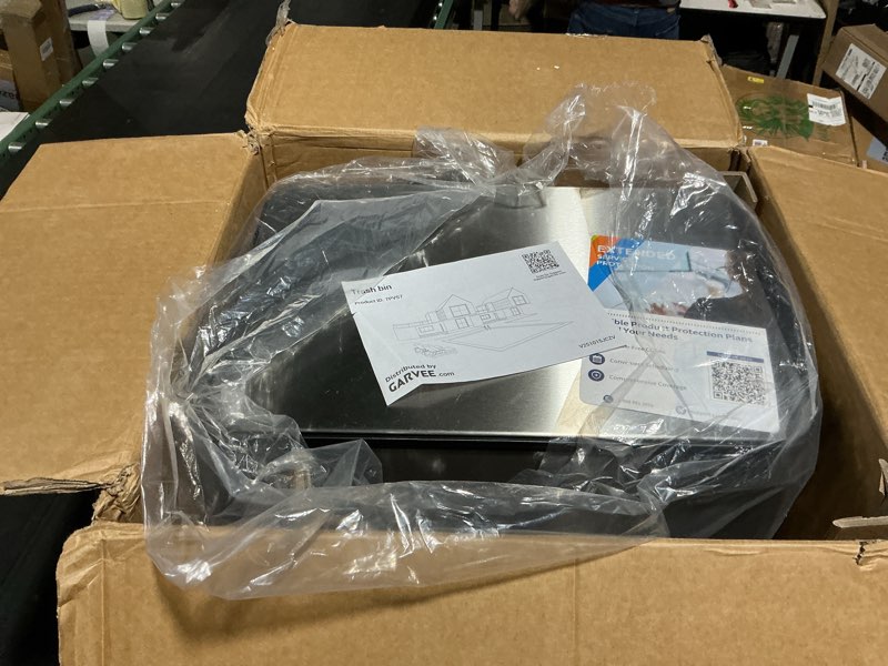 13 gallon/50 l garbage can kitchen trash can with lid for office bedroom bathroom step trash bin fingerprint-proof brushed stainless steel 13 gallon / 50 liter