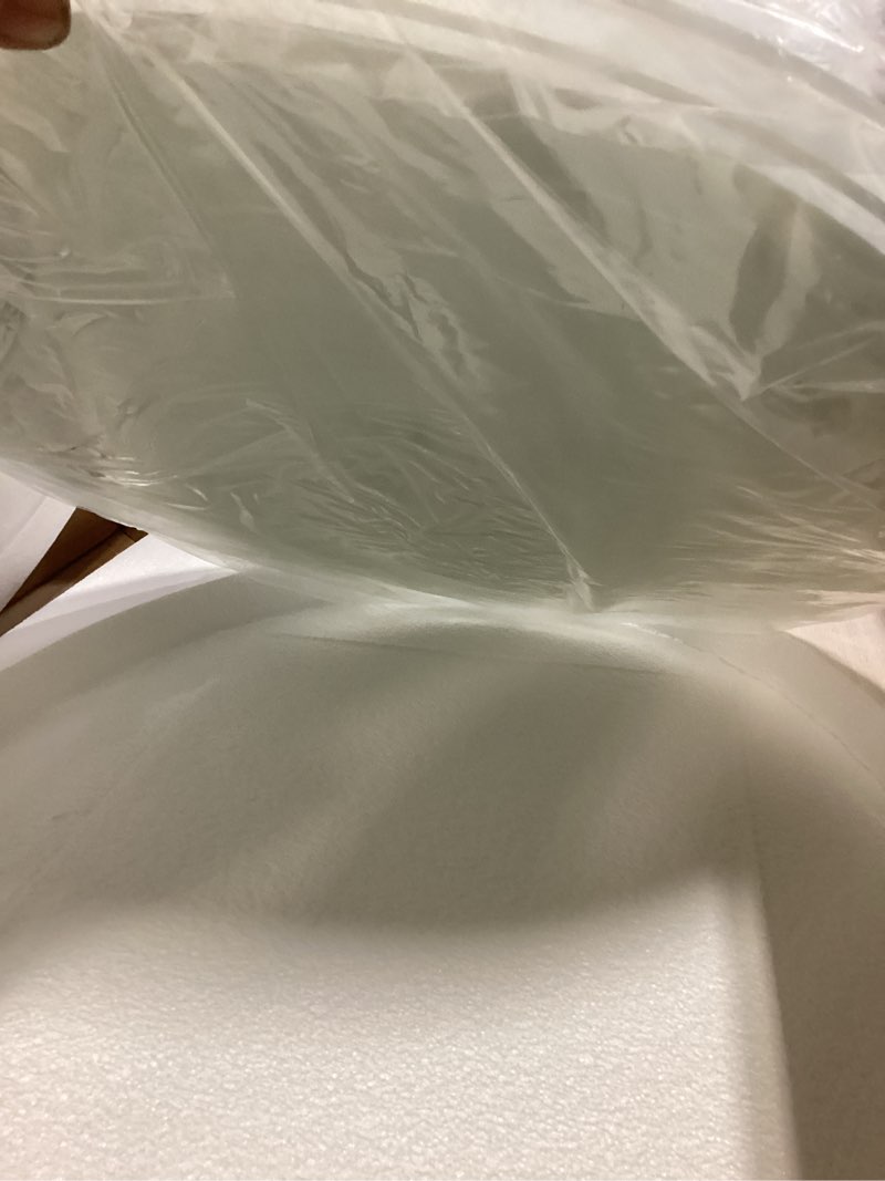 Condition photo showing Good Condition for 32 x 24 inch Oval LED Bathroom Mirror Anti-Fog 3 Colors Light Dimmable Wall Mounted Lighted Bathroom Vanity Mirror Smart Makeup Mirror Touch Switch