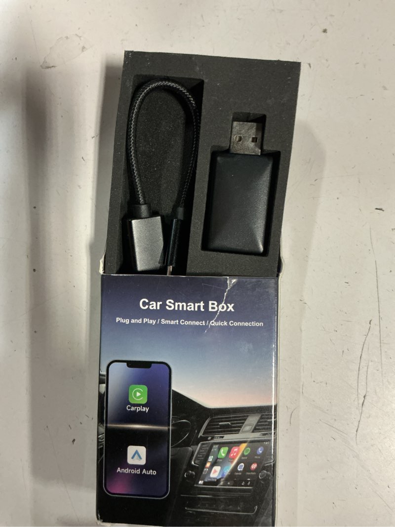 Condition photo showing Good Condition for mini wireless carplay adapter 2026, easy to set up and upgrade wired carplay&android auto to wireless, connects quickly, portable mini car play dongle, fit for cars with built-in carplay