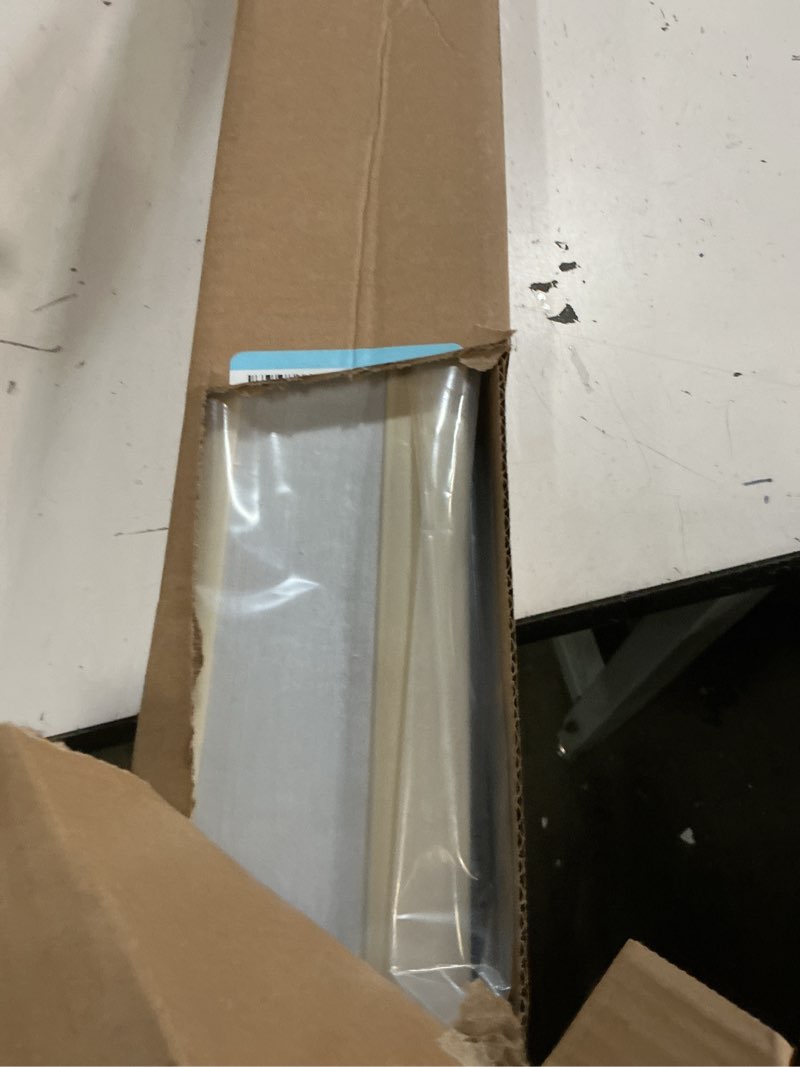 Condition photo showing Good Condition for lazblinds cordless cellular shades, blackout privacy honeycomb shades for home, thermal insulation noise reduction blinds for windows, 29'' w x 64'' h, cream blackout-cream 29'' w x 64'' h