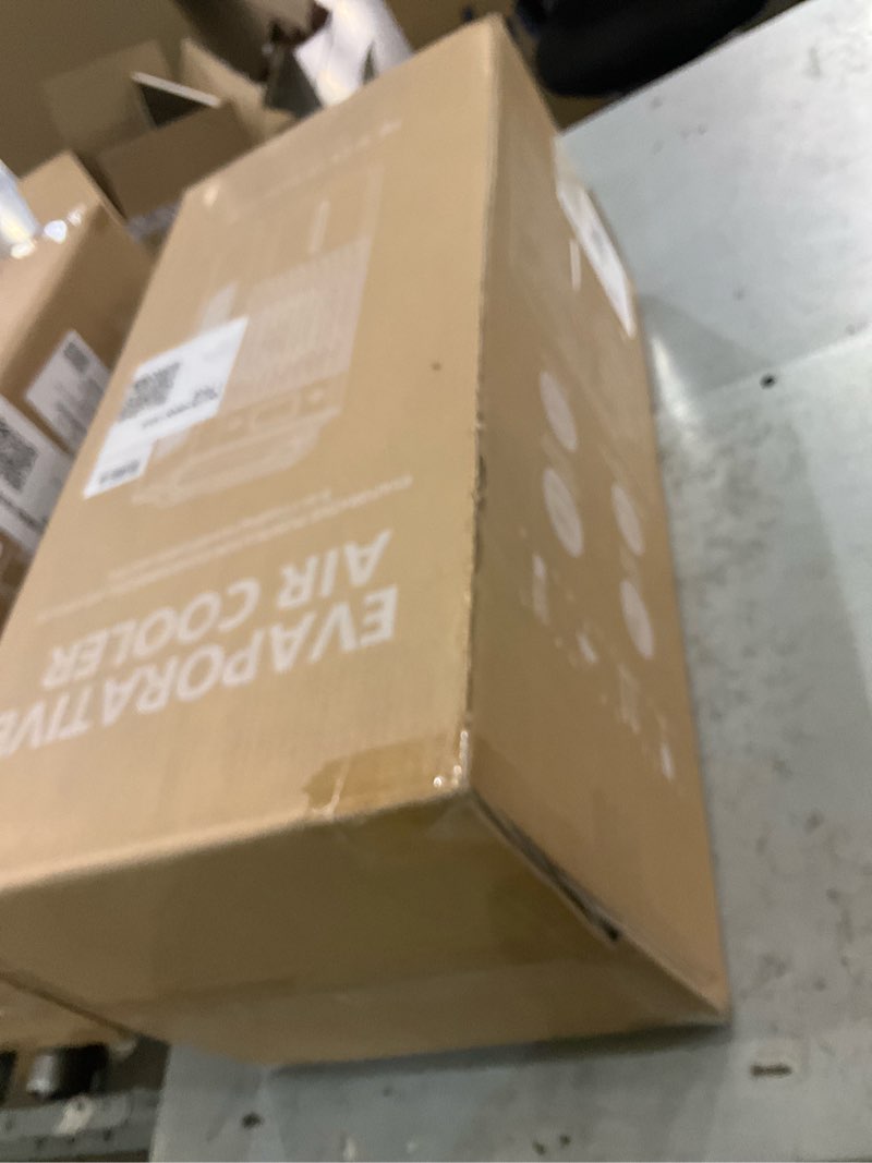 Condition photo showing As Is for Portable Windowless Air Conditioners, 3-IN-1 Swamp Cooler, Evaporative Air Cooler, 6 Speeds & 3 Modes, 3-Gal Water Tank for Cooling, 20 FT/S Remote Control, Portable Air Cooler for Indoors