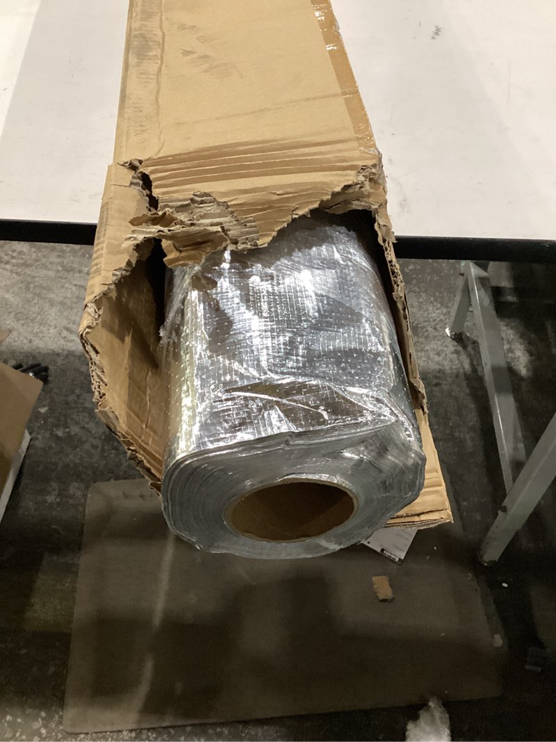 Condition photo showing Good Condition for radiant barrier insulation roll 1000 sq ft, double reflective perforated attic foil for heat shield & energy savings, heavy duty foil insulation thermal barrier, easy diy installation
