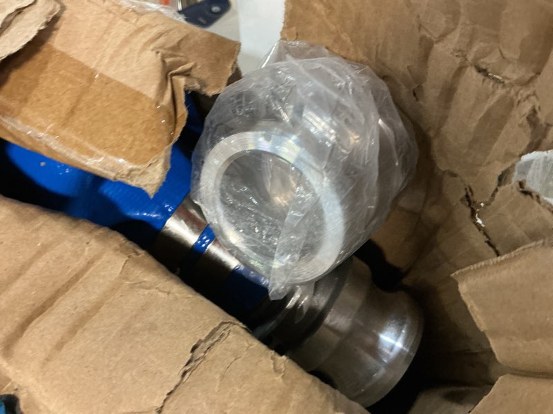 Condition photo showing Good Condition for DAVCO 1-1/2" ID × 100 ft PVC Lay Flat Discharge Hose, Heavy Duty Reinforced Blue Pool Backwash Hoses For Swimming Drain Pools, with Aluminum Camlock C and E Fittings, Cam Lock Fitting Type A included 1.5" ID x 100 FT Camlock+A