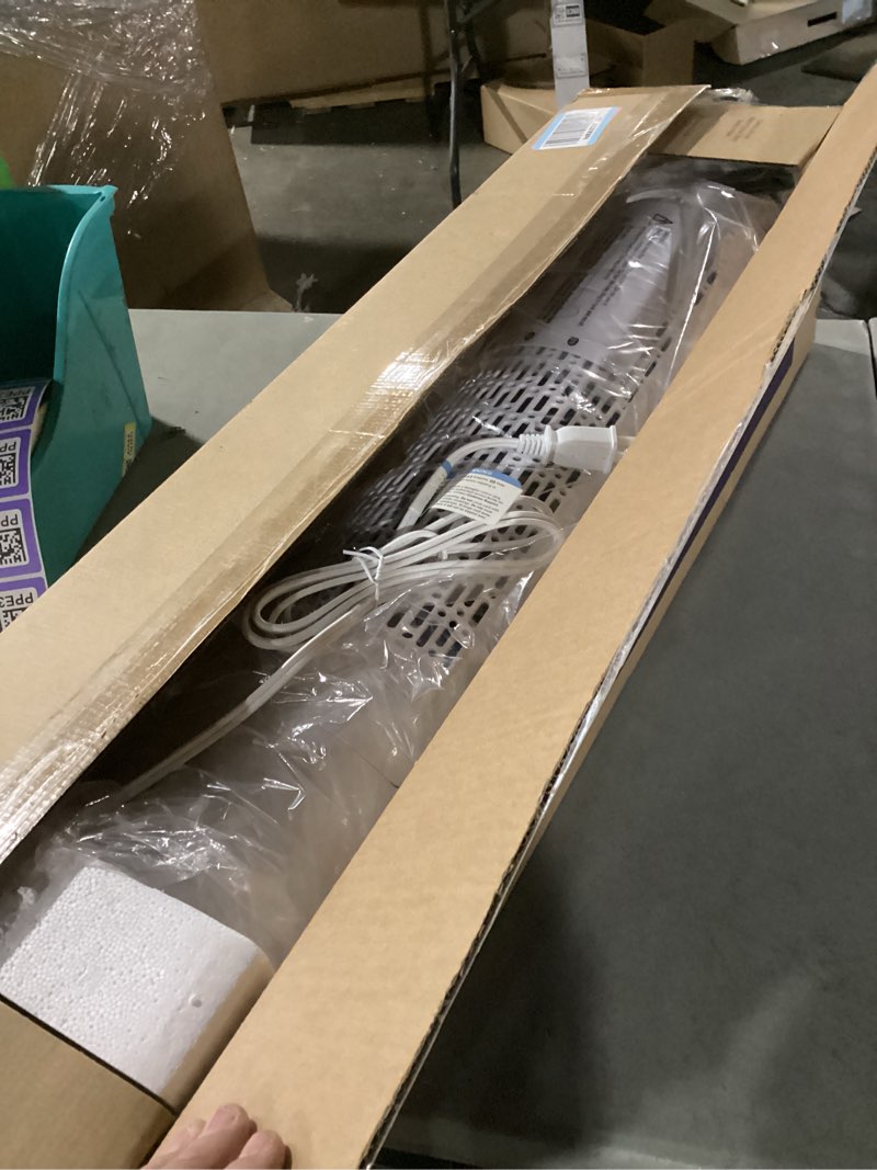 Condition photo showing New/Like New for LEVOIT Tower Fan for Bedroom, 25ft/s Velocity Standing Fan with 28dB Quiet for Sleep, Remoter, 12H Timer, 5 Speeds, 4 Modes, 90° Oscillation for Home, Office, Indoor, Bladeless 36 inch, White White 36 inches