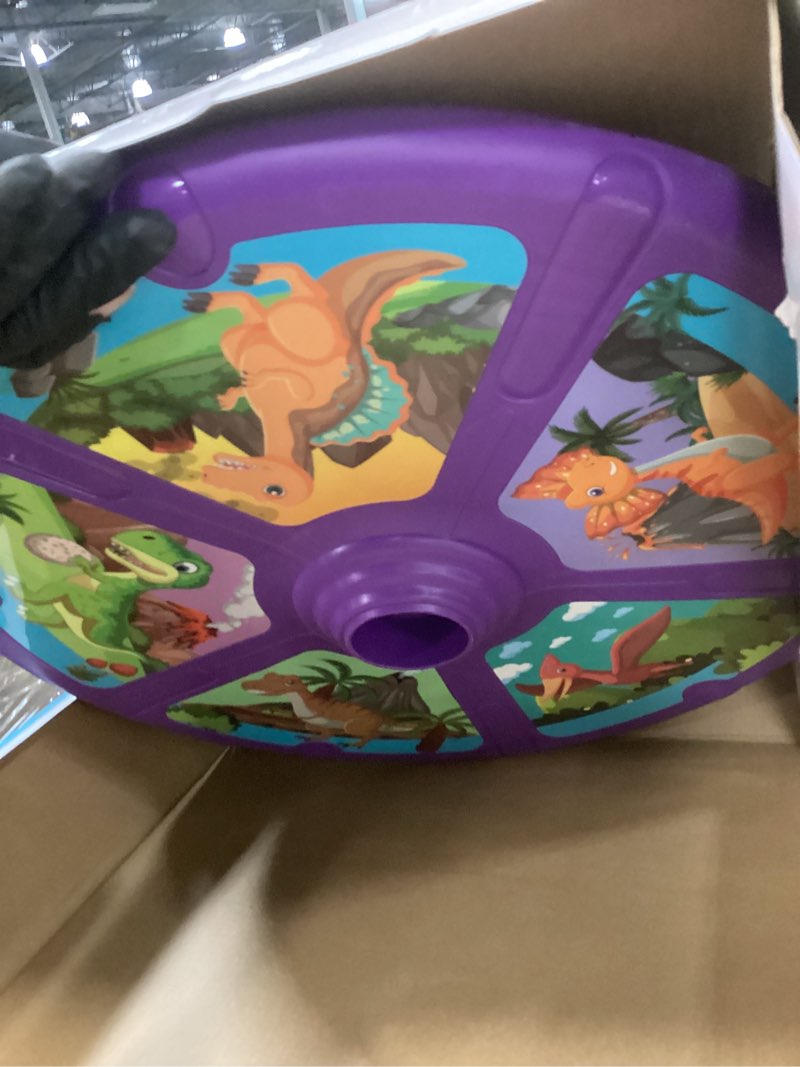 Condition photo showing Good Condition for RetroAudio Dinosaur Sit and Spin Toy for Toddlers 1-3 3-5 360°Spinning Toys Birthday Gift for Girls 