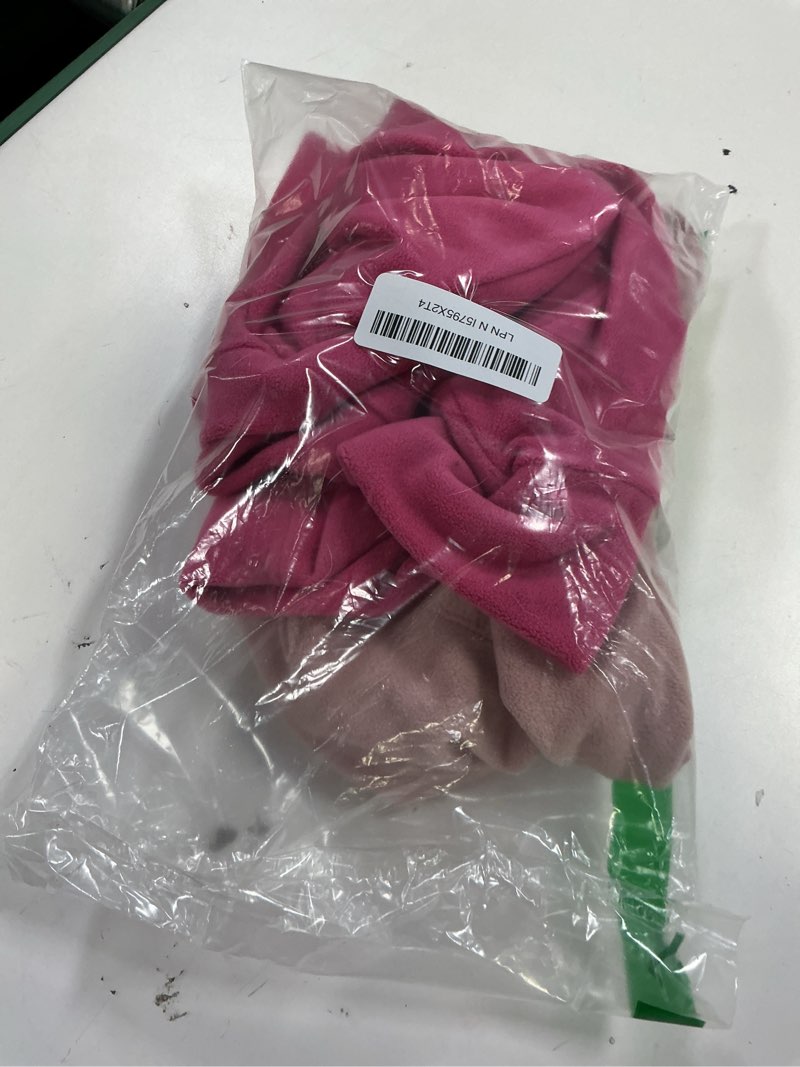 Condition photo showing As Is for IECOii 2 Pack Dog Sweater Fleece, Warm Vest Coats for Labrador - Soft, Stretchy with Leash Hole, Fall/Winter Pullover Sweatshirt for Outdoor Playing (Size XL, Rose Red & Dusty Pink) Rose Red & Dusty Pink X-Large