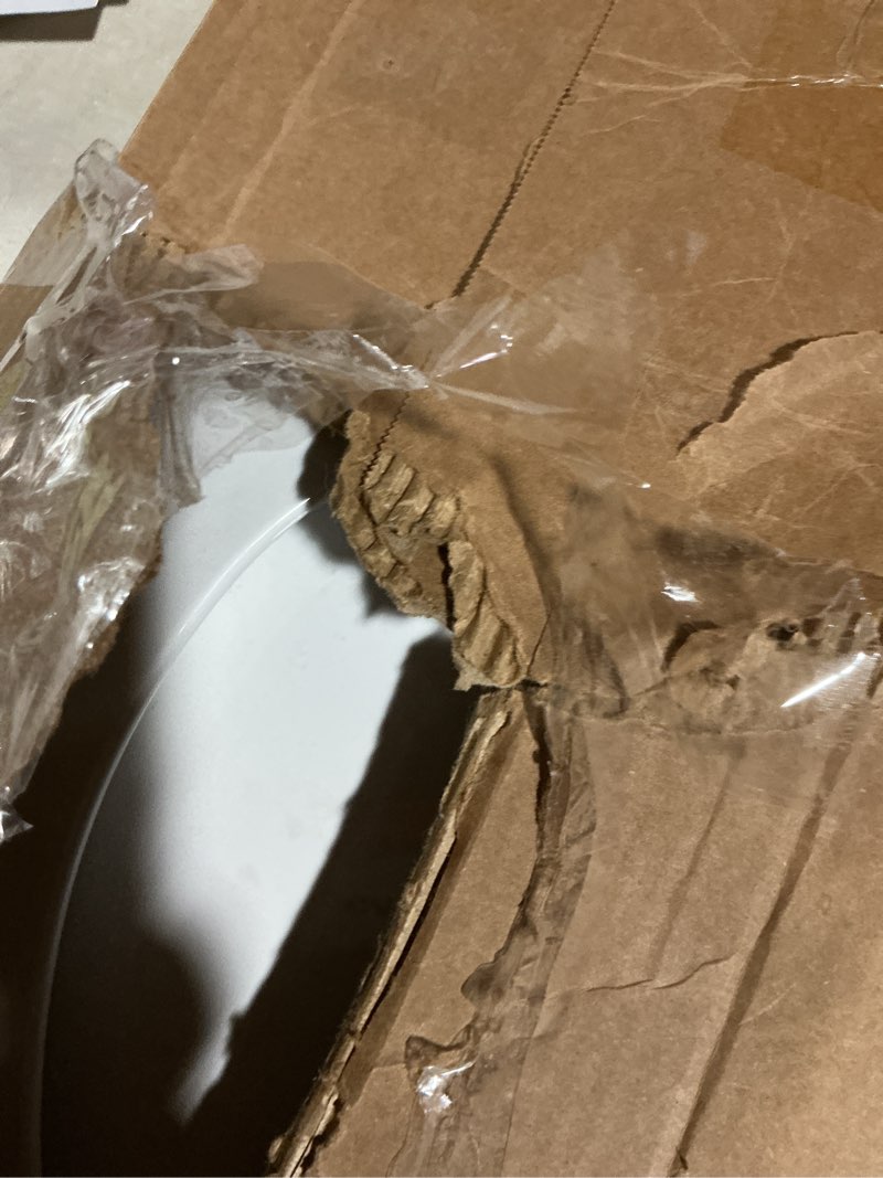 Condition photo showing item condition for Centoco Round Toilet Seat, Heavy-Duty Wood Core with Plastic Scratch-Resistant Finish, Residential, Made in the USA, 700-001, White White Round Standard / Made in the USA