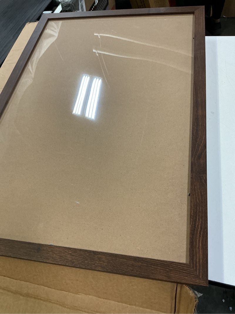 Condition photo showing Good Condition for lavie home 20 x 30 picture frame brown poster frame,display pictures 18x24 with mat or 20x30 without mat, stable and sturdy frame and polished plexiglass, suitable for wall decoration?1 pack? 20x30 brown