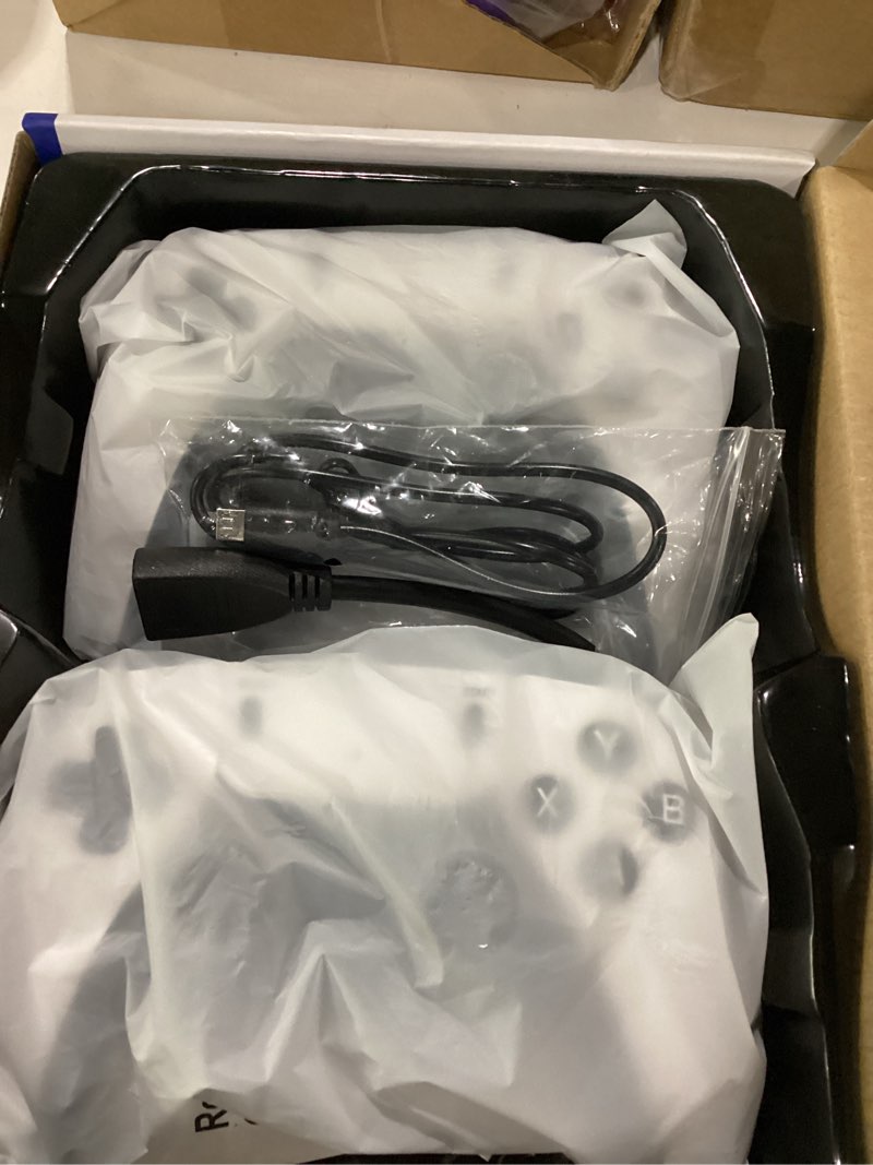 Condition photo showing Good Condition for 2027 upgraded retro gaming console stick pro, video games stick with 4k hdmi built-in 23 emulators console, plug and play tv game stick 40000+ game system with 2 wireless controllers (white)