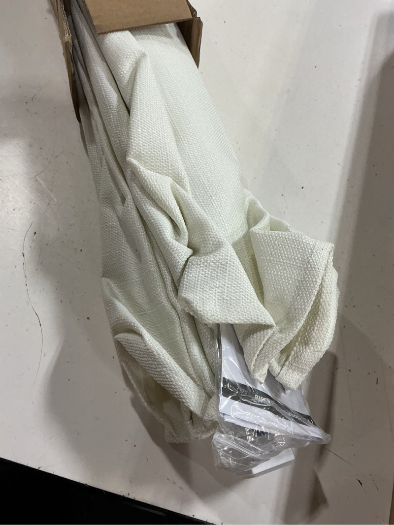 Condition photo showing Good Condition for lazblinds no drill roman shades for windows, cordless light filtering window shades with uv protection, polyester fabric for bedroom & living room, 24" w x 64" h, off white light filtering - off white 24"w x 64"h