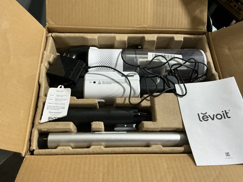 Condition photo showing Good Condition for levoit cordless vacuum cleaner, stick vac with tangle-resistant design, up to 50 minutes, powerful suction, rechargeable, lightweight, and versatile for carpet, hard floor, pet hair, lvac-200 lvac-200 essential