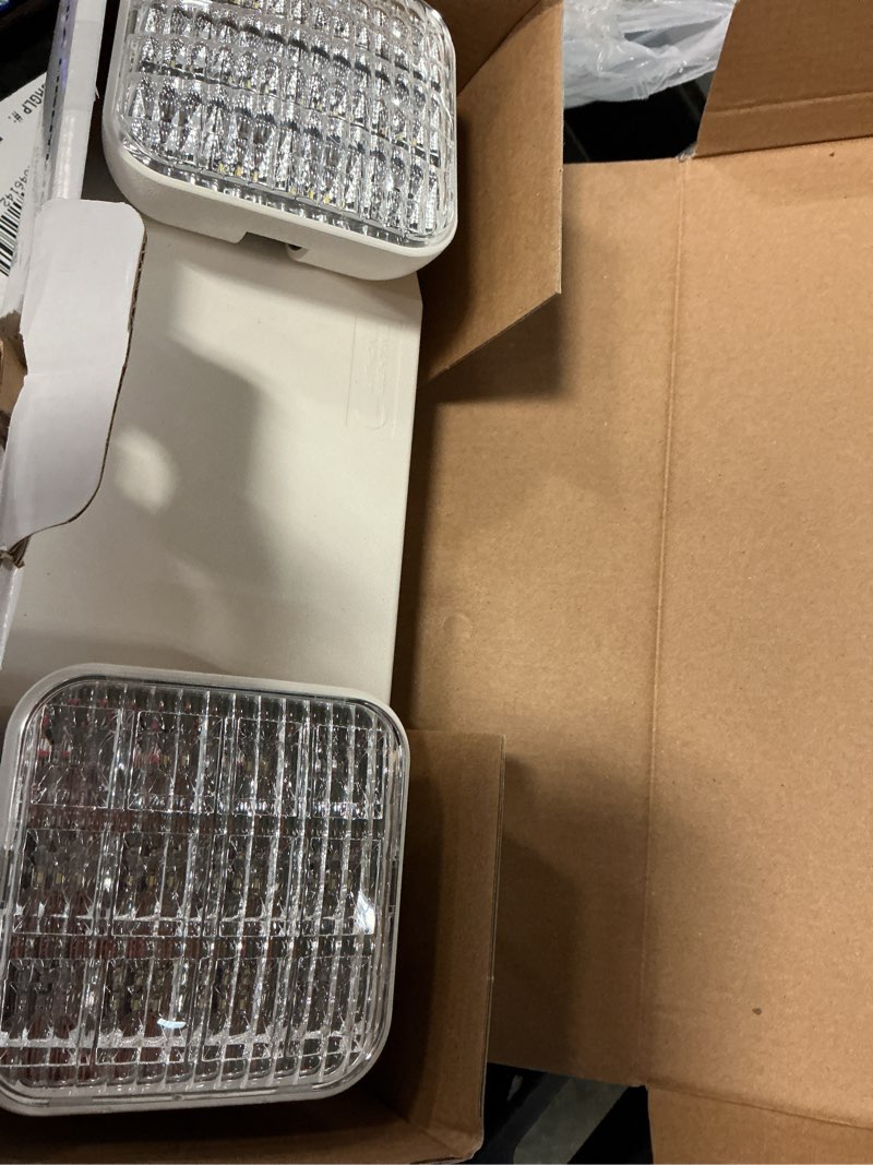 Condition photo showing Good Condition for lithonia lighting switch hardwired led off white emergency light