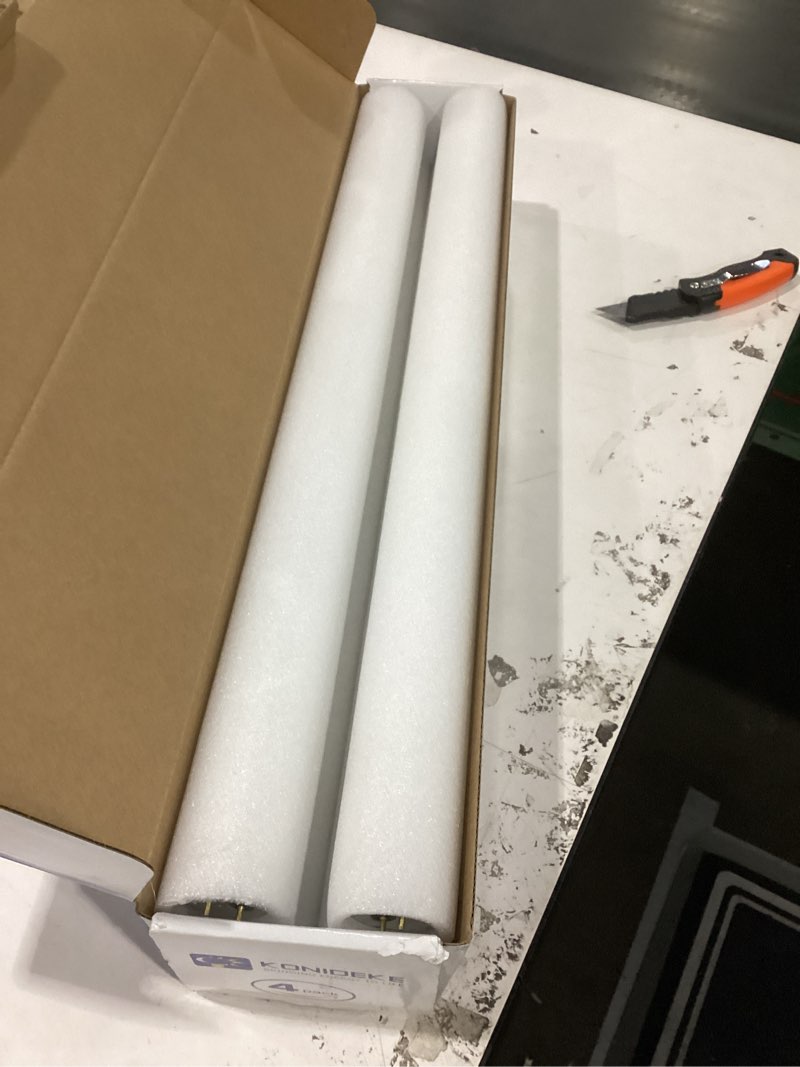 Condition photo showing New/Like New for F20T12/WW 20 Watt Soft Warm White, T12 Fluorescent Tube Light Bulb 20W 24 Inch, 2Ft F20T12/DSW/RP Replacement for F20T12 F20T12KB/ECO/RVL F20T12KB/ECO F20T12/SPX30 1250Lm G13 4 Count 4Pcs-T12-20W W/W