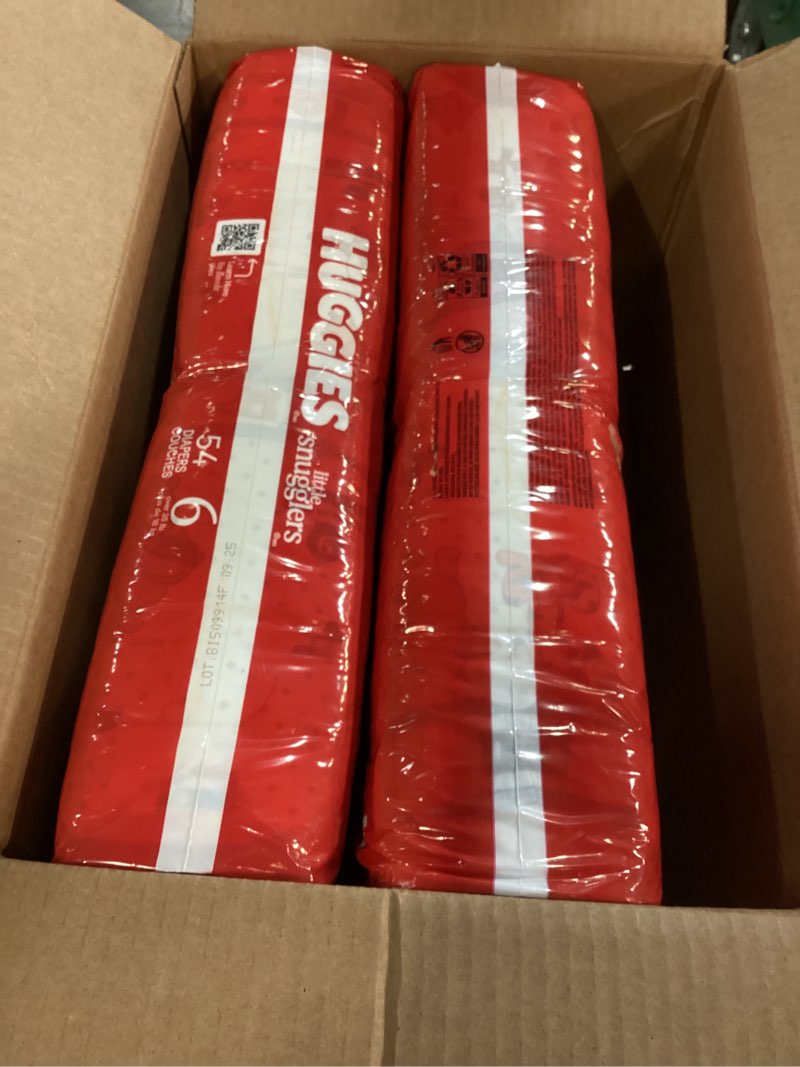 Condition photo showing New/Like New for Huggies Size 7 Baby Diapers, Little Movers HuggFit 360° Baby Diapers with 360° Waistband, Size 7 (41+ lbs), 88 Count (2 Packs of 44), Packaging May Vary Size 7 88