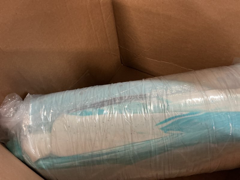 Condition photo showing As Is for ego topper 3 inch twin xl memory foam mattress topper, cooling gel foam mattress topper for pressure relief, ventilated design bed topper in a box, certipur-us certified, 38"×80", medium