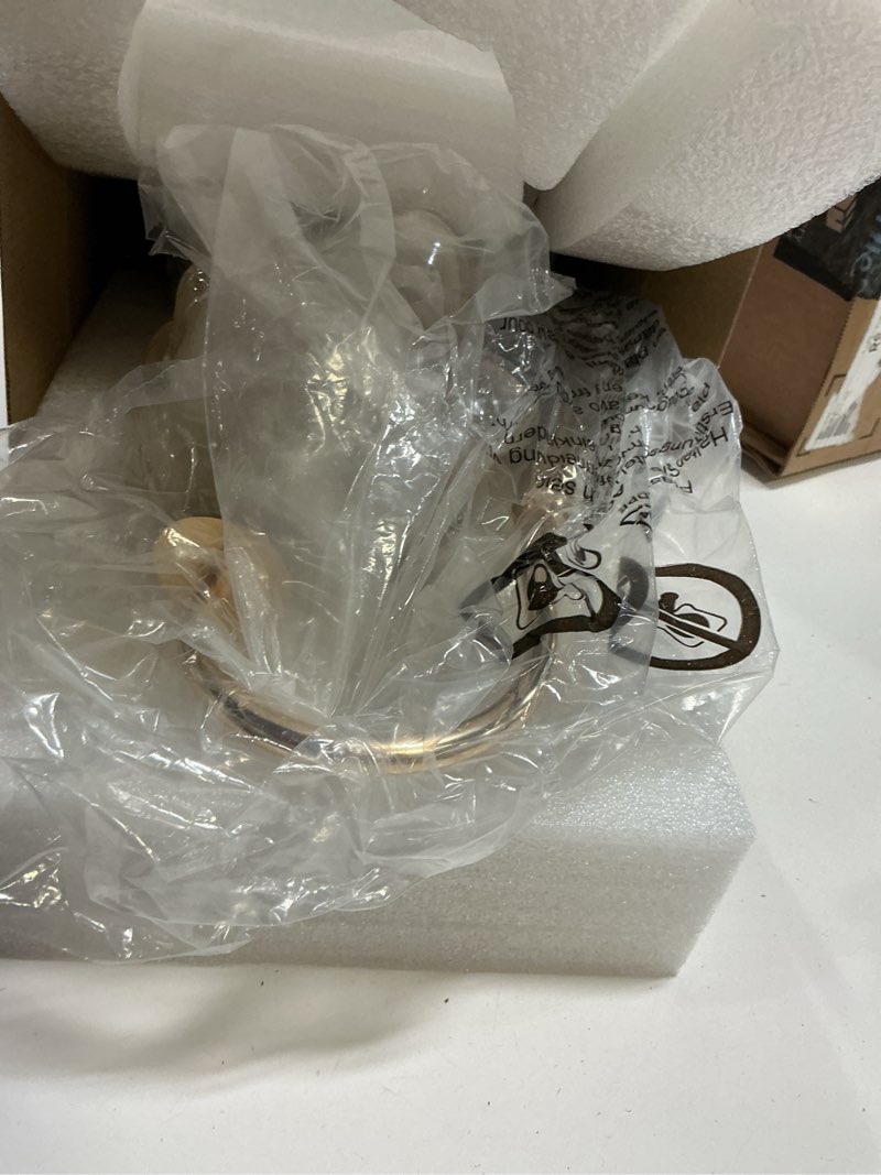 Condition photo showing Good Condition for Candeldo Candle Warmer Lamp with Timer: Flower Candle Warming Lamp with Marble Base Height Adjustable Wax Warmer Dimmable Modern Kitchen Bathroom Decor Mom Birthday Gift for Grandma