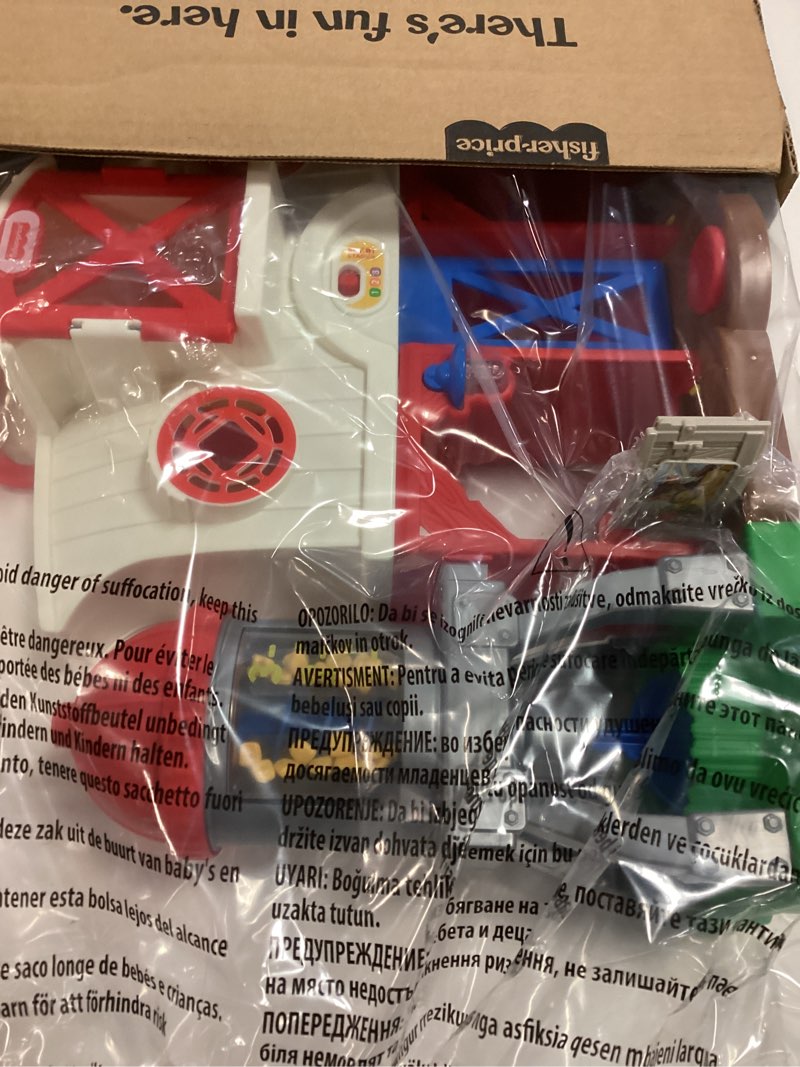 Condition photo showing Good Condition for Fisher-Price Little People Toddler Learning Toy Caring for Animals Farm Playset with Smart Stages for Pretend Play Kids Ages 1+ years (Amazon Exclusive)