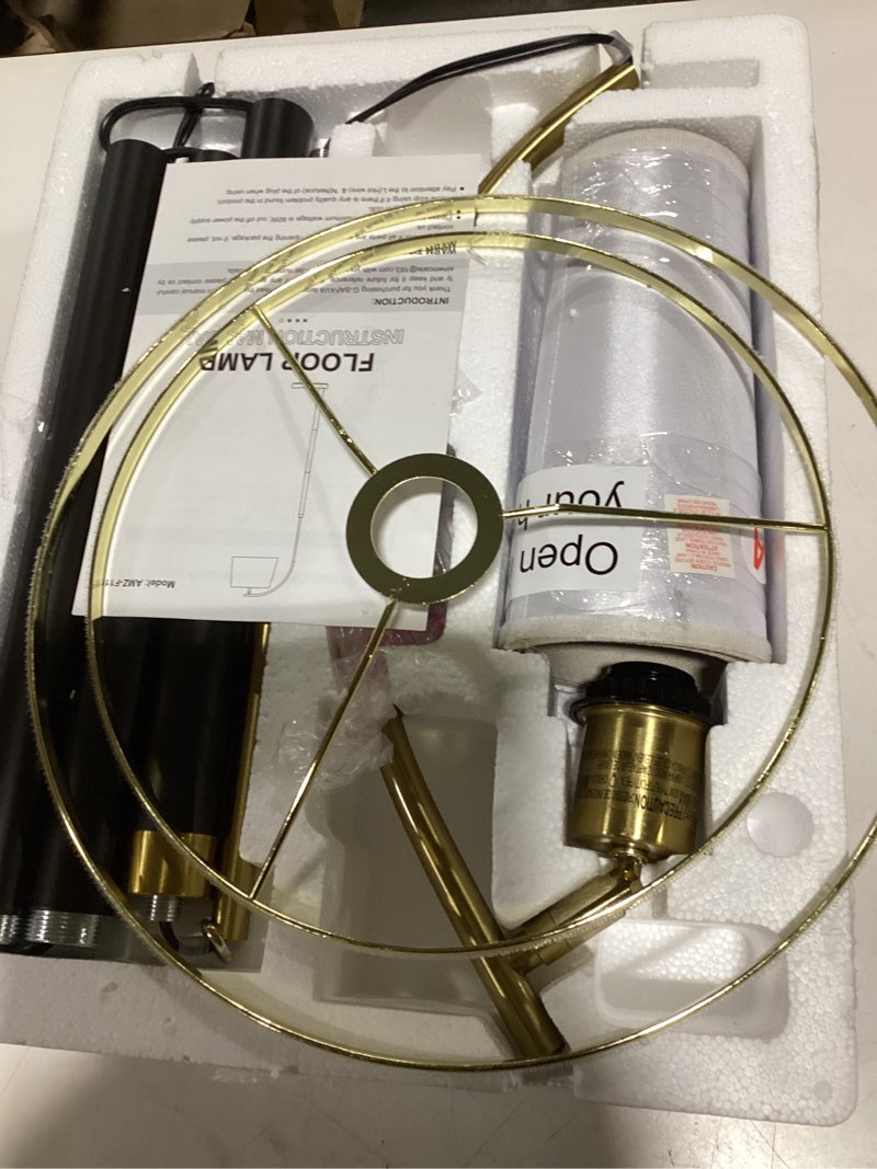 Condition photo showing Good Condition for G-SAFAVA 62.5" Floor Lamps for Living Room with Foot Switch Arc Tall Standing Lamp for Bedroom Mid C