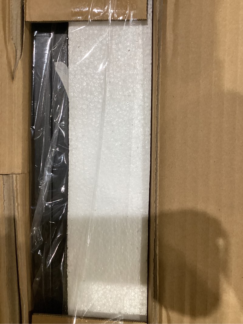 Condition photo showing New/Like New for Floating Shelves for Wall Set of 2, Wood Wall Shelf with 6 Hooks, 2 Tier Hanging Decorative Storage Shelves for Living Room Bedroom Bathroom Kitchen Office Coffee Bar, Rustic Brown Rustic Brown + Black 2 PCS