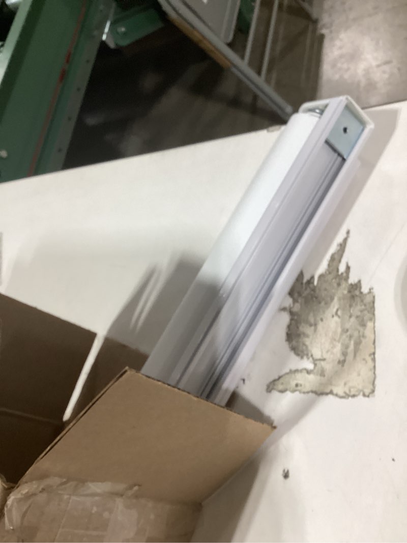 Condition photo showing Good Condition for chrisdowa cordless blackout roller shades for windows, thermal insulated uv protection pull down shades, total blackout window blinds for home, office, bedroom, door (22" w x 72" h, white) 22"w x 72"h white