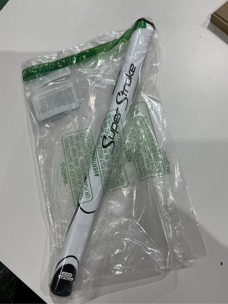 Condition photo showing Good Condition for super stroke zenergy tour 3.0 17" off the truck putter grip (white/black, 1.23", 93g)