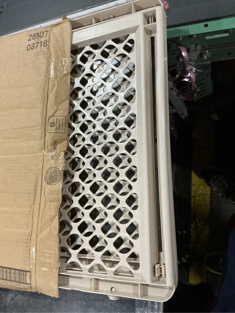 Condition photo showing Good Condition for toddleroo by north states - supergate ergo baby gate: plastic baby gate for stairs & doorways - adjustable indoor safety gate - made in usa - 26 to 42 inches wide - 26 inches tall - sand
