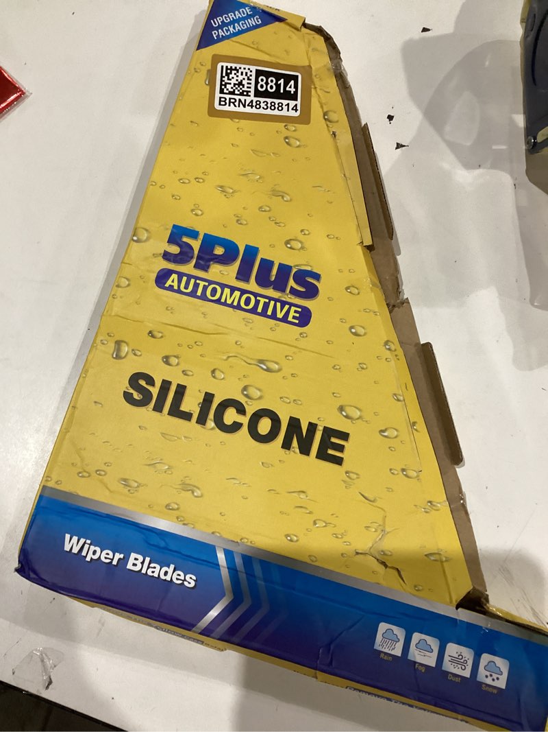 Condition photo showing As Is for 5 plus® silicone windshield wipers replacement for 2018-2024 nissan kicks wiper blades(set of 3),automotive replacement windshield wiper blades for my car-26"/16"/12" 26"+16"+12jp(hook)