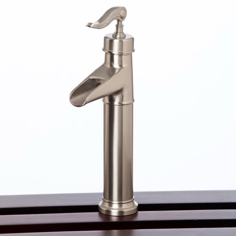 Brushed Nickel Stafford Vessel Sink Faucet Single-handle Bathroom Faucet (Part number: 01070-190-036)