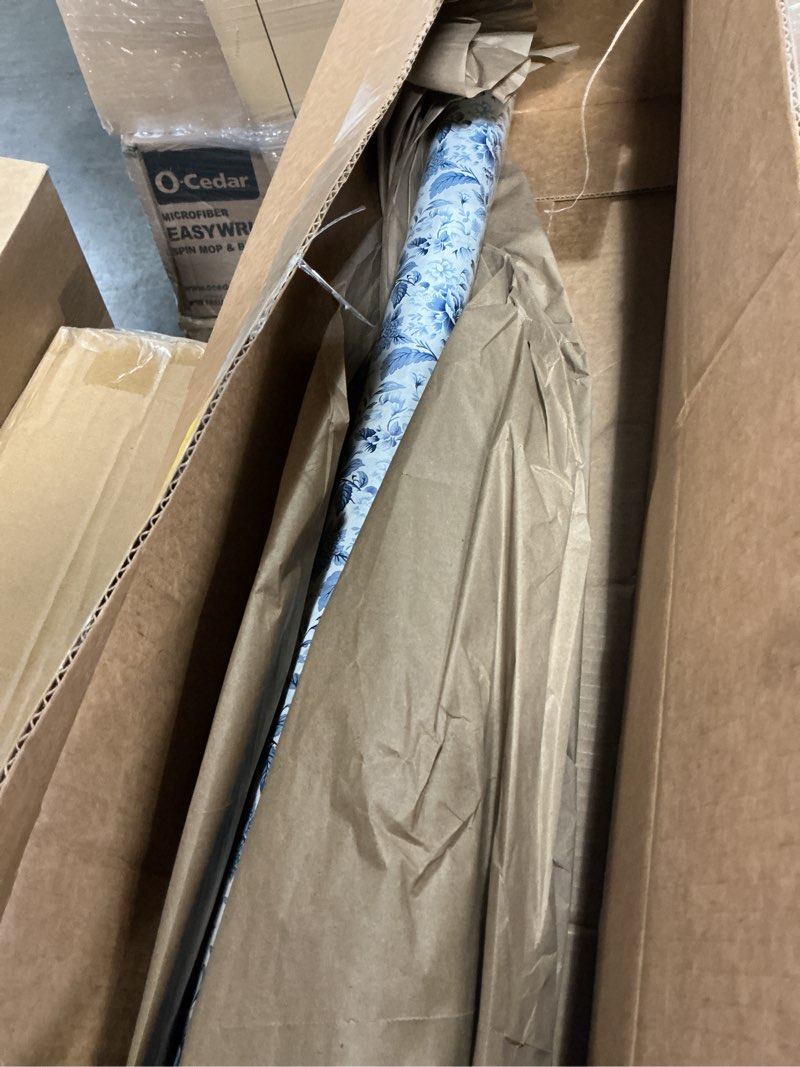 Condition photo showing New/Like New for BIOBROWN Floral Wrapping Paper Jumbo Roll - 30 Inch X 33 Feet (82.5 sq. ft. ttl.) Blue White Peony Design Chinoiserie Gift Wrap Stone Paper for Valentine's Day, Wedding, Bridal Shower, Mother's Day Chinoiserise Blue White Peony 30"x33'