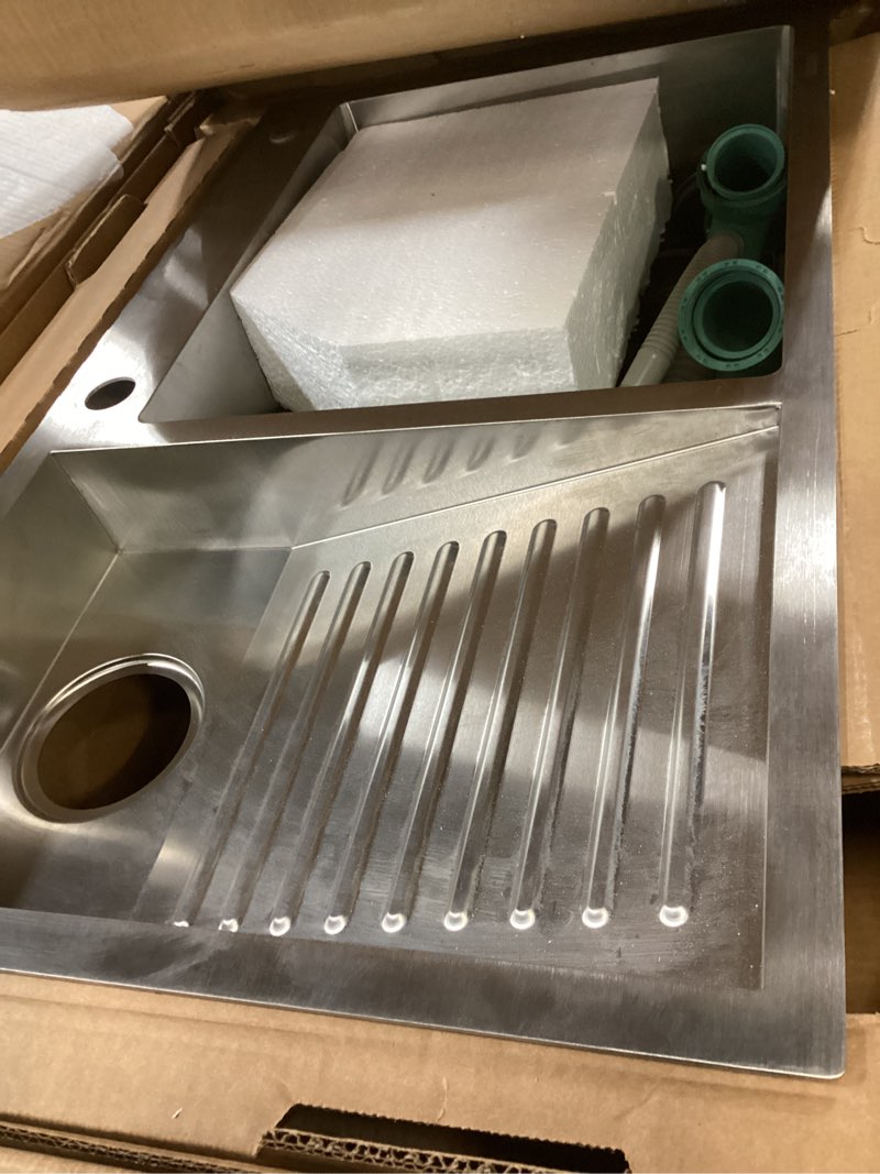 Condition photo showing Good Condition for Kohler K-20060-1 Verse 33  Single Basin Drop In Kitchen Sink - Stainless Steel