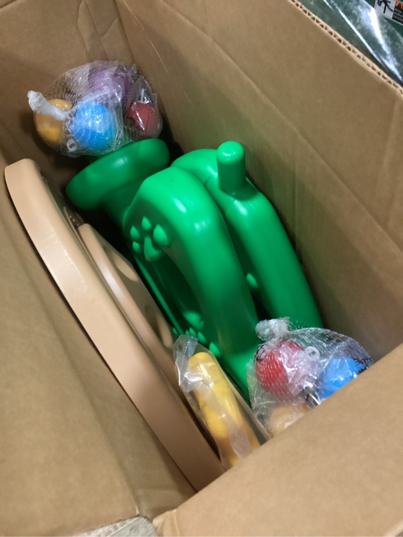 Condition photo showing New/Like New for Step2 My First Christmas Tree, Kids Interactive Holiday Toy, 12 Colorful Plastic Ornaments to Decorate, Mini Train Set Circles the Skirt, Made of Durable Plastic, For Toddlers 1.5+ Years Old Opaque Ornaments