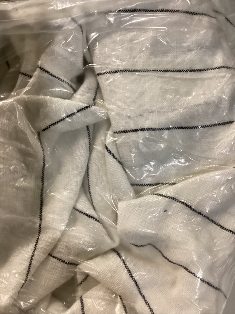 Condition photo showing Good Condition for european linen pillowcase set, standard, pencil stripe