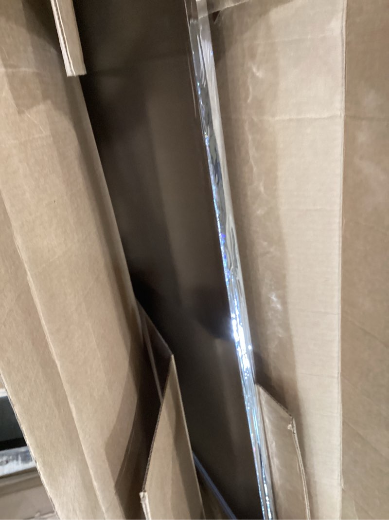 Condition photo showing New/Like New for VIZ-PRO Magnetic Dry Erase Board, 60 X 48 Inches, Foldable Wall-Mounted Whiteboard with Silver Aluminum Frame & Marker Tray for School Office and Home 5' X 4'
