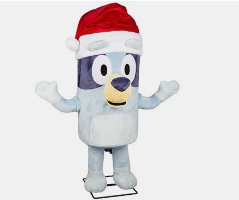 bluey 4-ft bluey musical animatronic decoration 