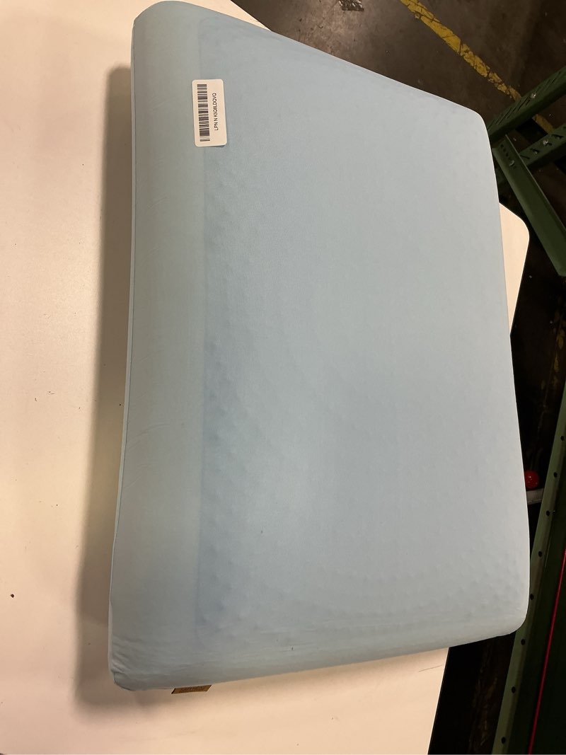 Condition photo showing As Is for SAPHREAS Cooling Gel Memory Foam Pillow for Side, Back and Stomach Sleepers, Standard Size Cool Bed Pillow for Sleeping, Removable & Machine Washable, Blue Standard Blue