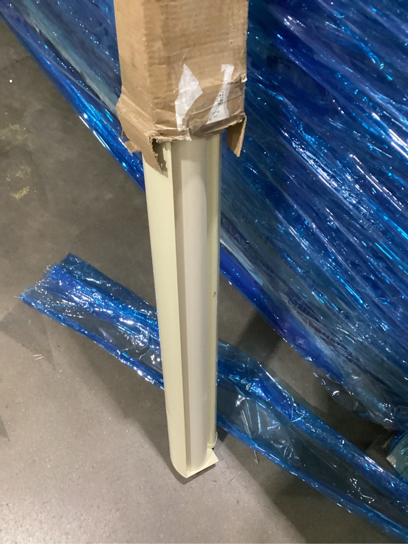 Condition photo showing Good Condition for ChrisDowa Cordless Zebra Blinds for Windows, Dual Layer Free-Stop Light Filtering Window Roller Shades, Pull Down Privacy Zebra Shades for Home, Office, Bedroom, Door (63" W x 72" H, Beige) 63"W x 72"H Beige