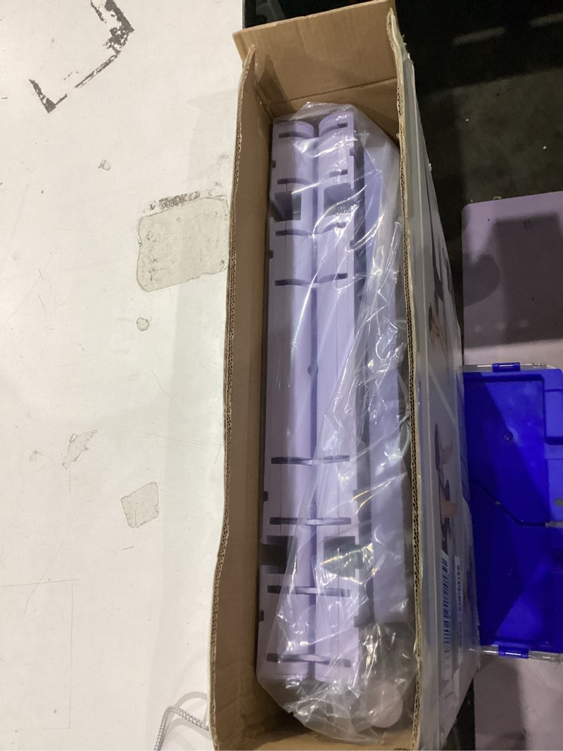 Condition photo showing Good Condition for Pilates Board - Pilates Reformer Set, Multi-Purpose Foldable Pilates Reformer Board for Home,11 in 1 Pilates Equipment Purple